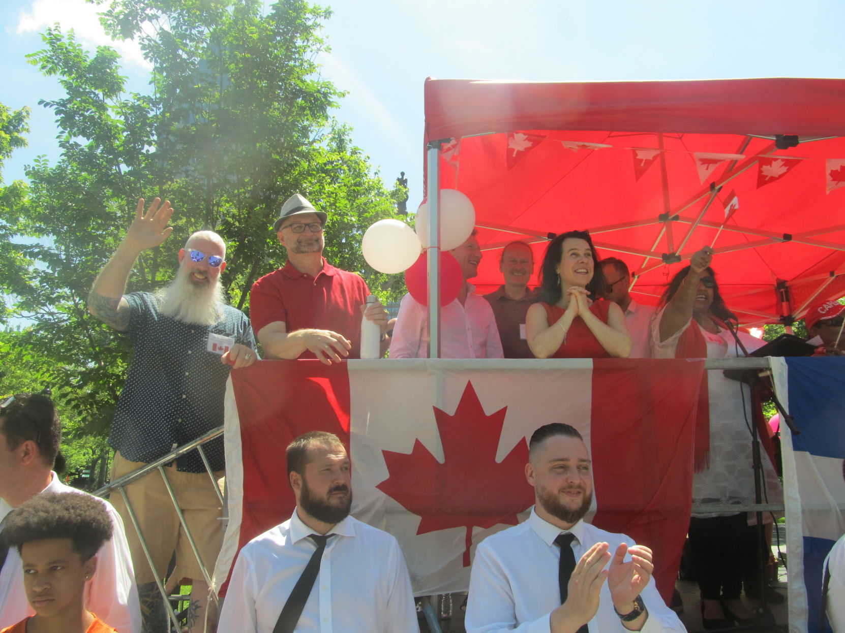 Montreal Mayor Valérie Plante leads city’s big Canada Day parade
